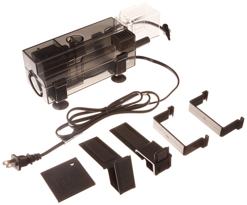 Fluval Sea Mini Protein Skimmer, 5-20 Gallon, Black, 14324 (6-Piece Set) - Image 1